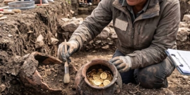 Almanya'da Bir Tarlada 1900 Yıllık 934 Roma Gümüş Sikkesi Bulundu