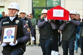 Pursaklar'da Şehit Düşen Polis Memuru Ahmet Türkoğlu İçin Tören Düzenlendi