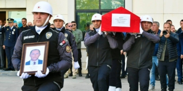 Pursaklar'da Şehit Düşen Polis Memuru Ahmet Türkoğlu İçin Tören Düzenlendi